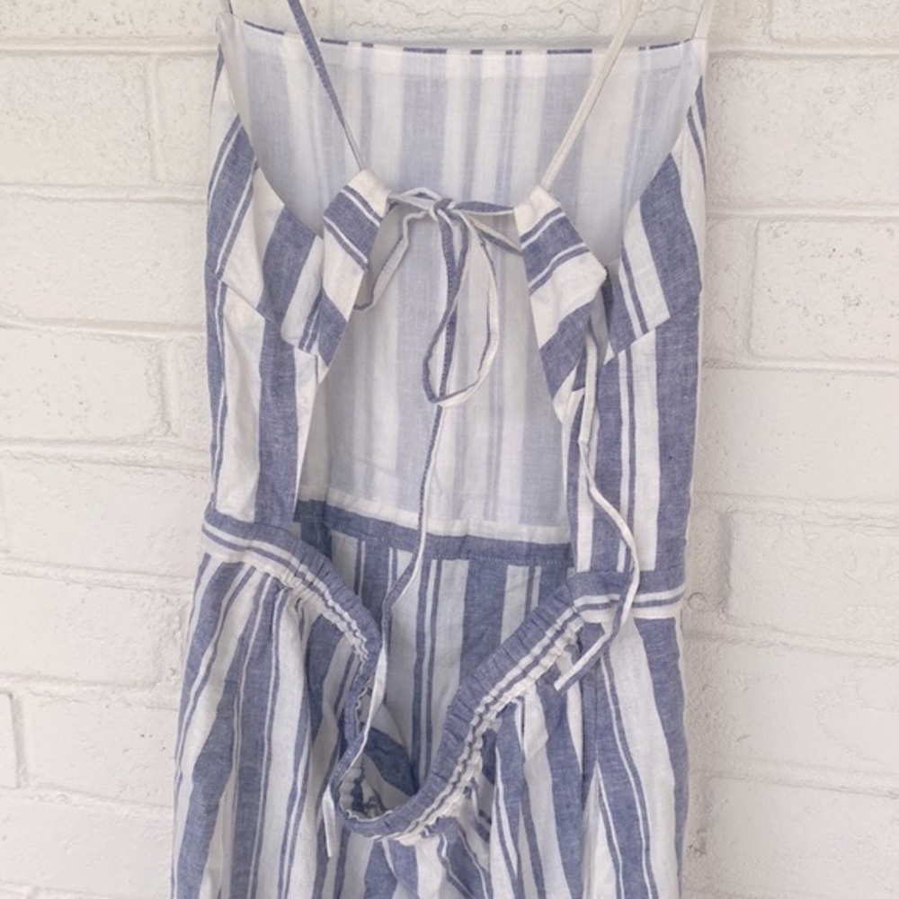 Marine Layer Lily Dress in Blue/White Stripe L - Picture 6 of 9